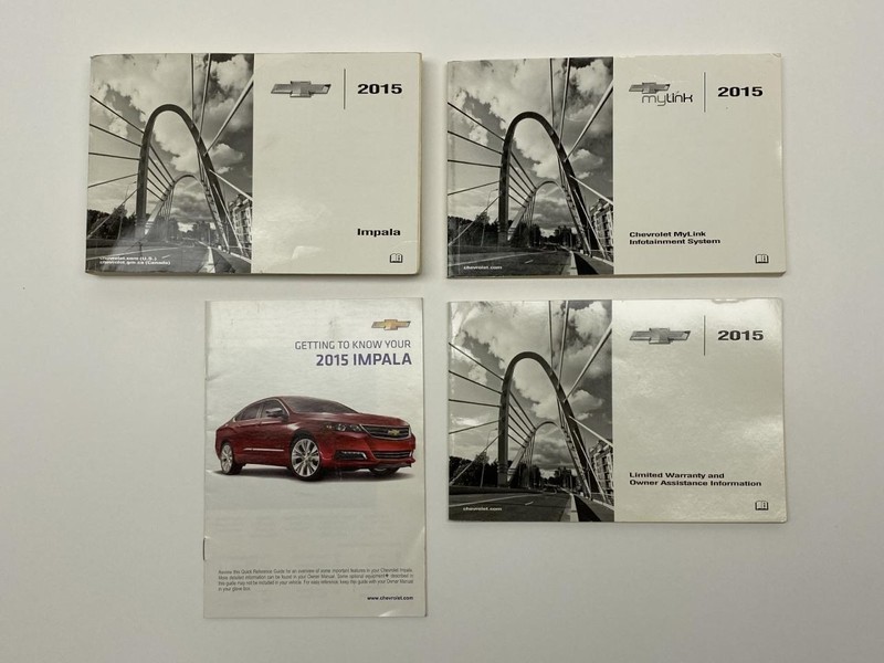 Owners Manual 2015 Chevrolet Impala 86641