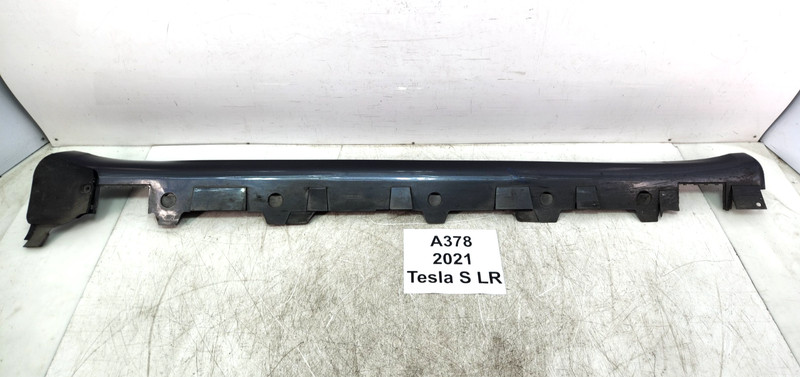 ✅ 21-25 OEM Tesla Model S Right Passenger Side Skirt Rocker Panel Shell Gray*
