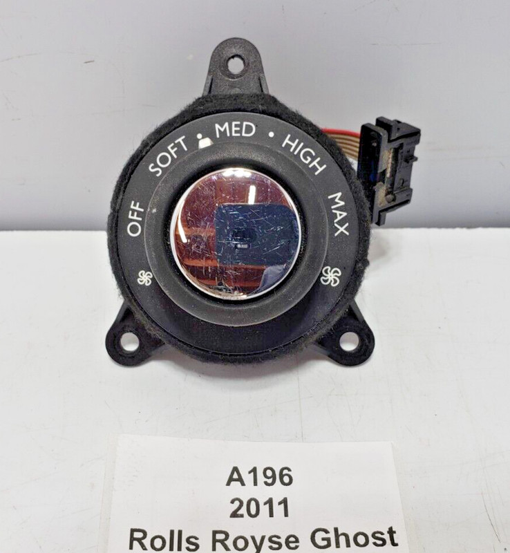 ✅ 2010-2014 OEM Rolls Royce Ghost RR4 Turn Knob Fan Control Unit Automatic Air