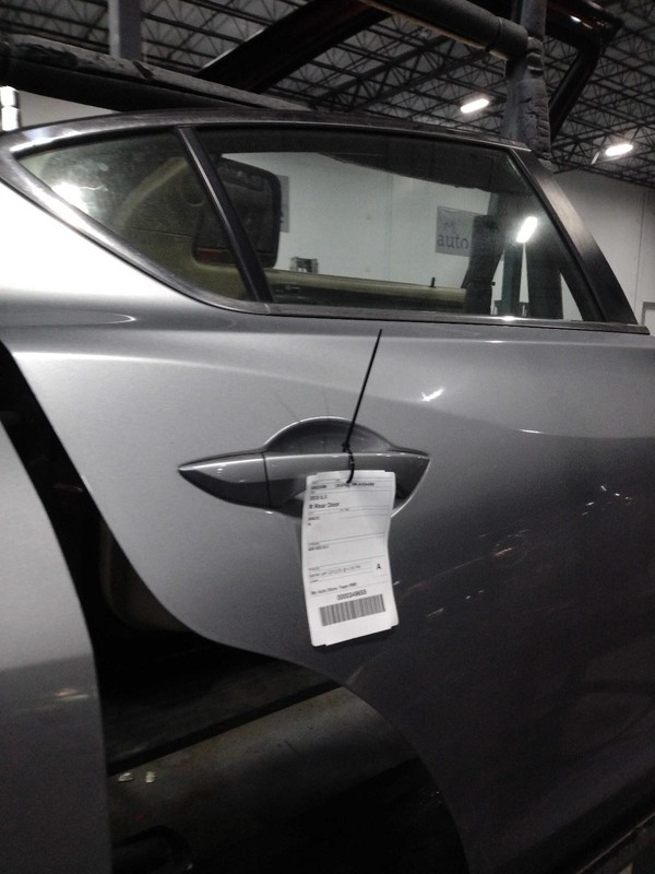 Acura ILX 2019 Right Rear Door Silver 75403 9655