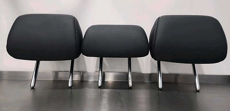 2019 - 2023 Mazda3 Mazda 3 SEDAN Rear Headrests Set of 3 Black LEATHER OEM