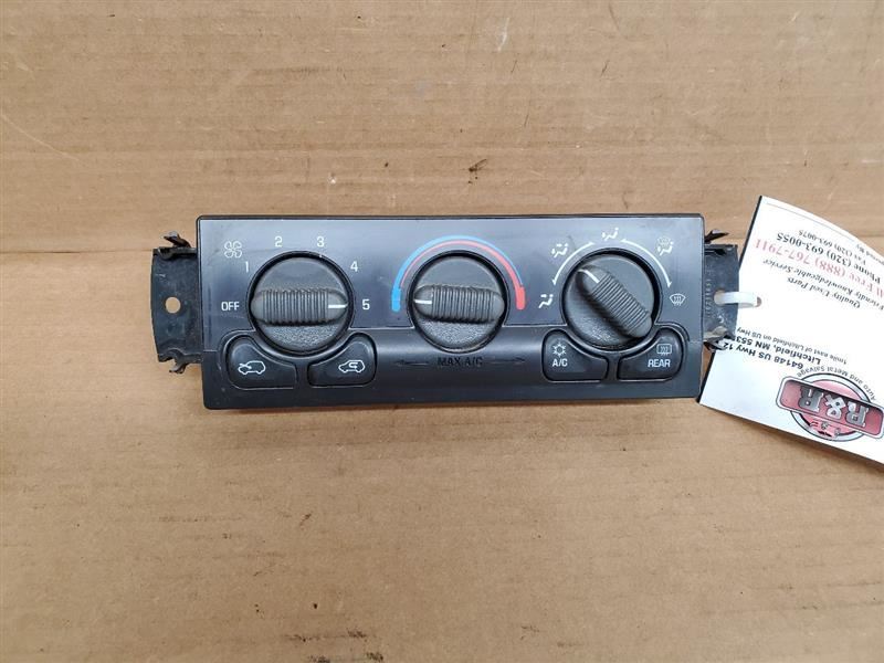 Temperature Control With AC Manual Control Fits 99-02 SIERRA 1500 PICKUP 274621