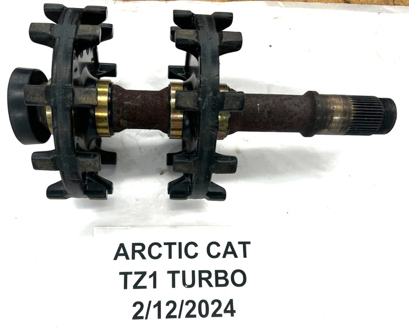 2008 ARCTIC CAT F8 DRIVE COG KOG AXLE SHAFT W SPROCKETS 0728-169; 0728-181