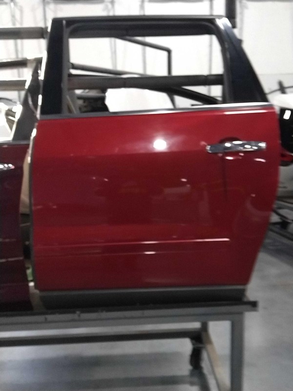 2012 Chevrolet Traverse Left Rear Door Red OEM 215915 203K Miles