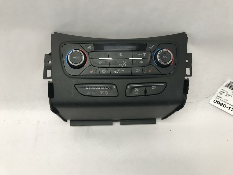 2017 17 FORD ESCAPE A/C HEATER CLIMATE CONTROL UNIT OEM GJ5T-18C612-FA