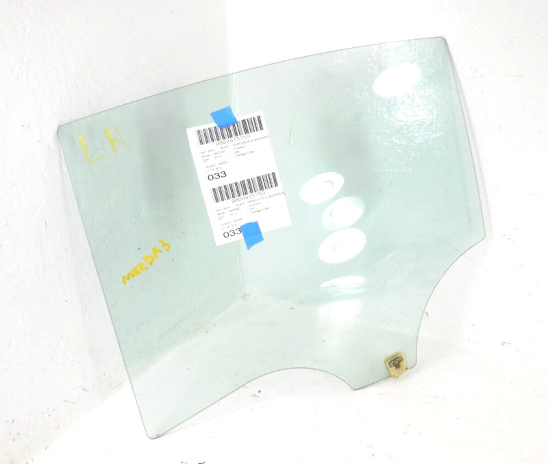 2010-2013 Mazda 3 Sedan Rear Door Window Glass Driver Left LH OEM