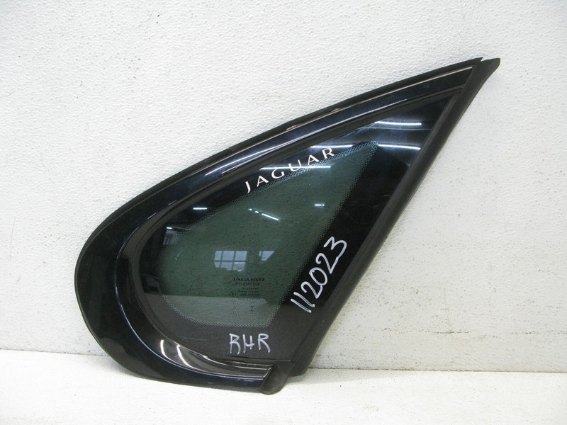 16-19 JAGUAR X260 XF SEDAN GLASS WINDOW QUARTER VENT REAR RIGHT OEM 112023