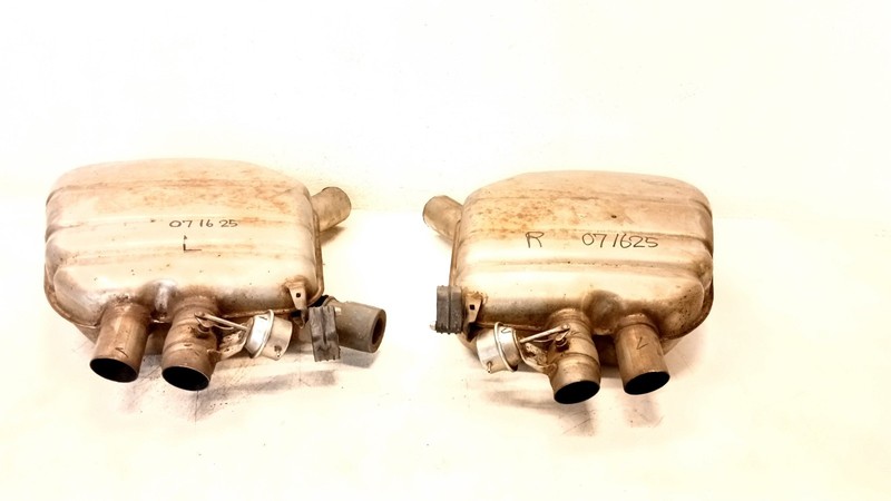 13-15 BMW F01 F02 750i 750Li EXHAUST MUFFLER RESONATOR REAR LEFT RIGHT OEM 07162