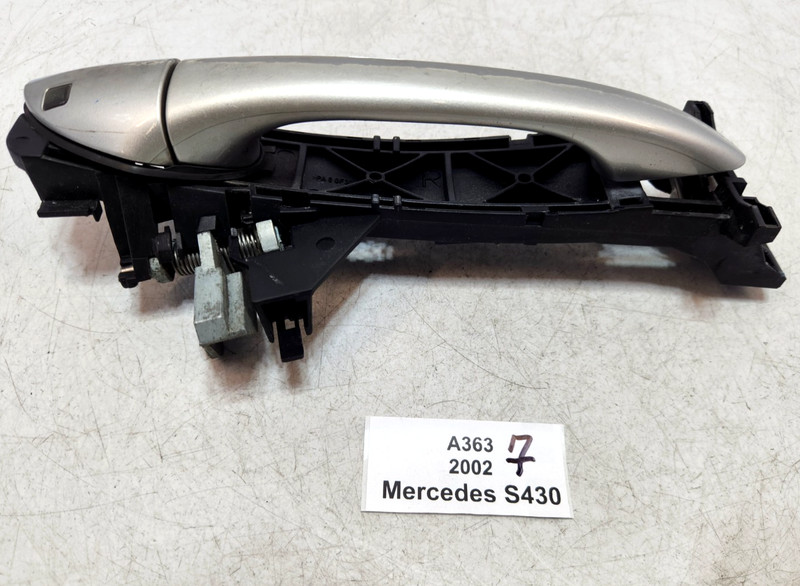✅00-06 OEM Mercedes W220 S430 Front Right Passenger Exterior Door Handle Silver*