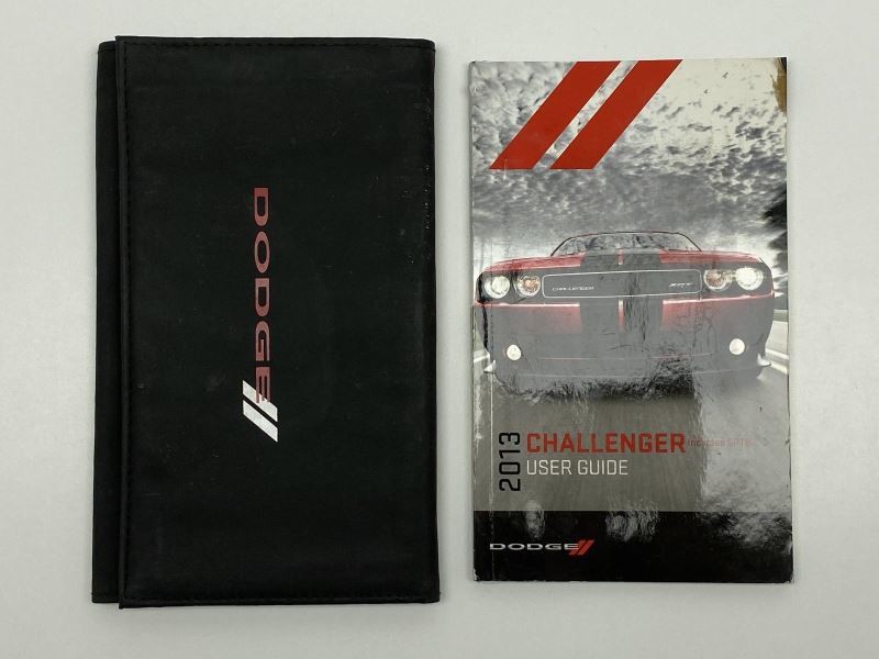 Owners Manual 2013 Dodge Challenger 82150