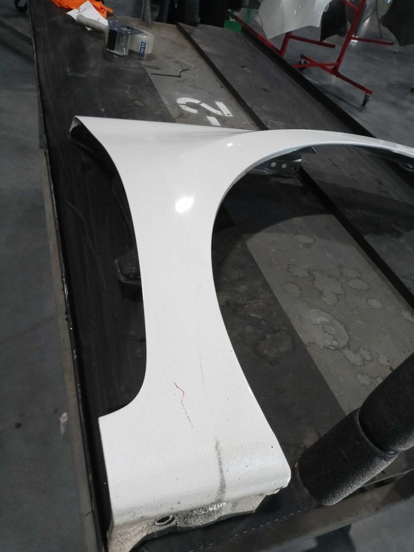 2016 Hyundai Elantra Right Fender White Used OEM 422505 77K Miles
