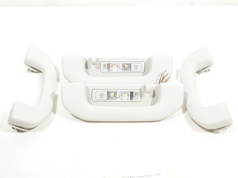 2015-2018 Mercedes C300 W205 Front & Rear Handle Hand Grip W/ Light Set OEM 62K