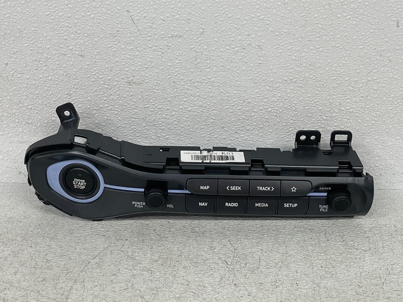 ⭐2019-2022 HYUNDAI VELOSTER N RADIO AUDIO CONTROL PANEL UNIT DASH OEM LOT2405