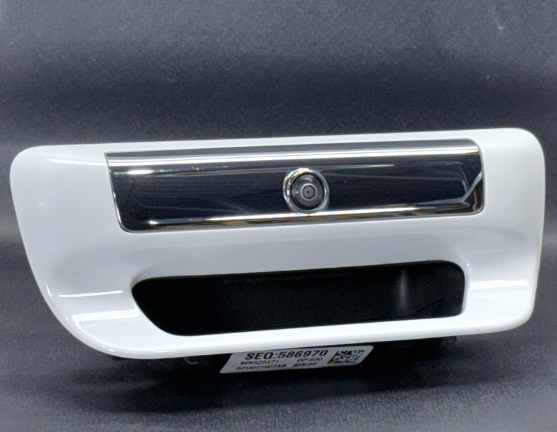 ✅ 2019-25 RAM 1500 5th Gen OEM TAILGATE HANDLE BACKUP CAMERA WHITE PW7 REAR DOOR