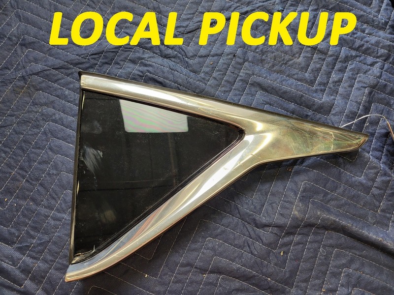 Used Oem Cadillac Left Driver Rear Quarter Window Glass for 2020-2025 CT5