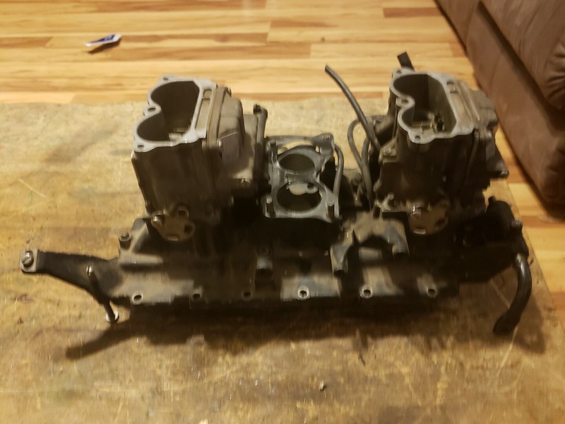 331836D1, Intake Manifold, 1986-1989 150hp/170hp OMC Outboard w/ 2 carbs
