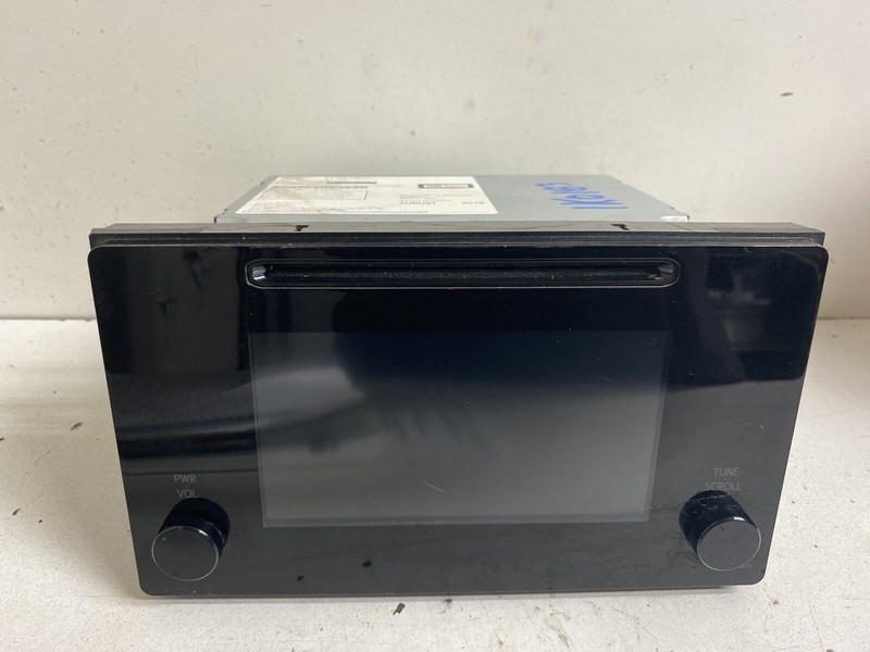2016-2018 Toyota Prius NON-NAV Radio Stereo Screen Menu 86140-47270