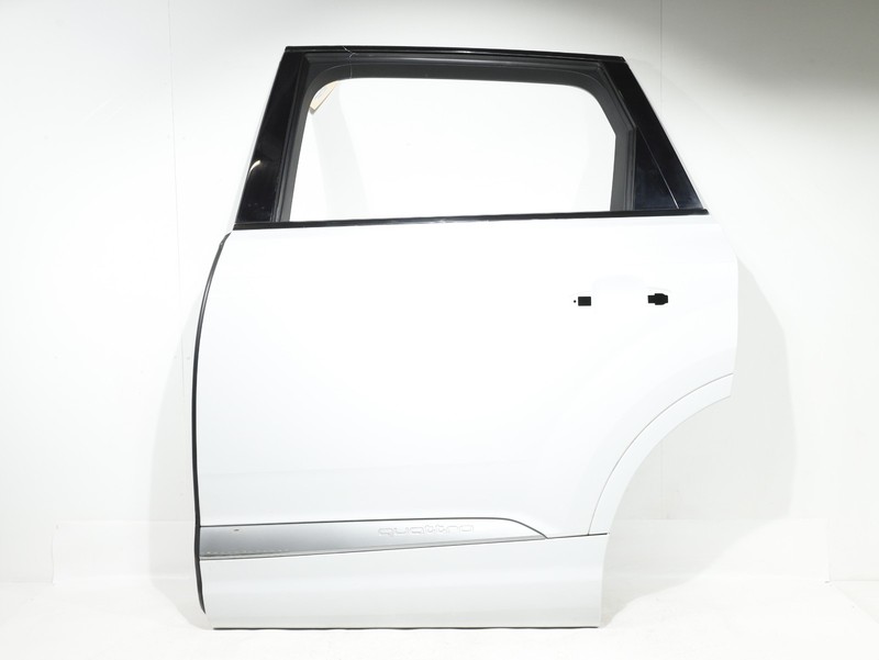 2017-2019 AUDI Q7 QUATTRO REAR LEFT DRIVER SIDE DOOR SHELL PANEL WHITE LS9R OEM