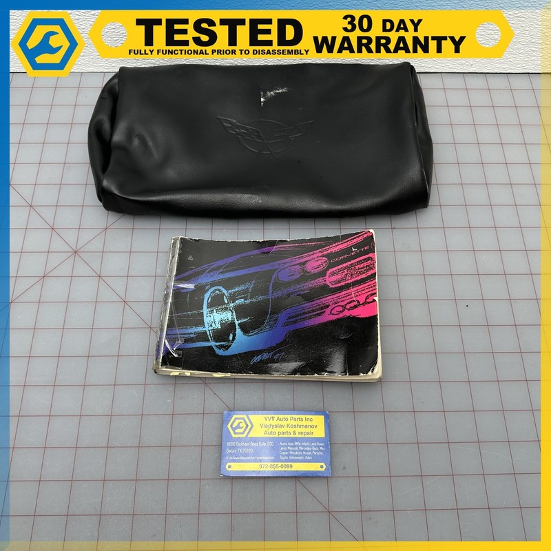 1997 Chevy Corvette C5 OWNERS MANUAL W/ CASE OEM