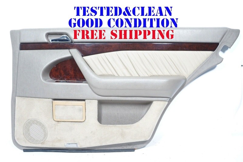 96 97 98 99 Mercedes-Benz S420 W140 REAR RIGHT PASS SIDE DOOR PANEL TRIM OEM