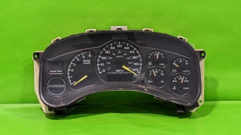 00 01 02 SIERRA SPEEDOMETER CLUSTERDHRKOEM 4605-1