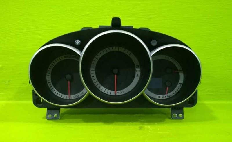 07 08 MAZDA 3 2.3L AT SPEEDOMETER CLUSTER MPH THRU 12/31/07 OEM 3647-1