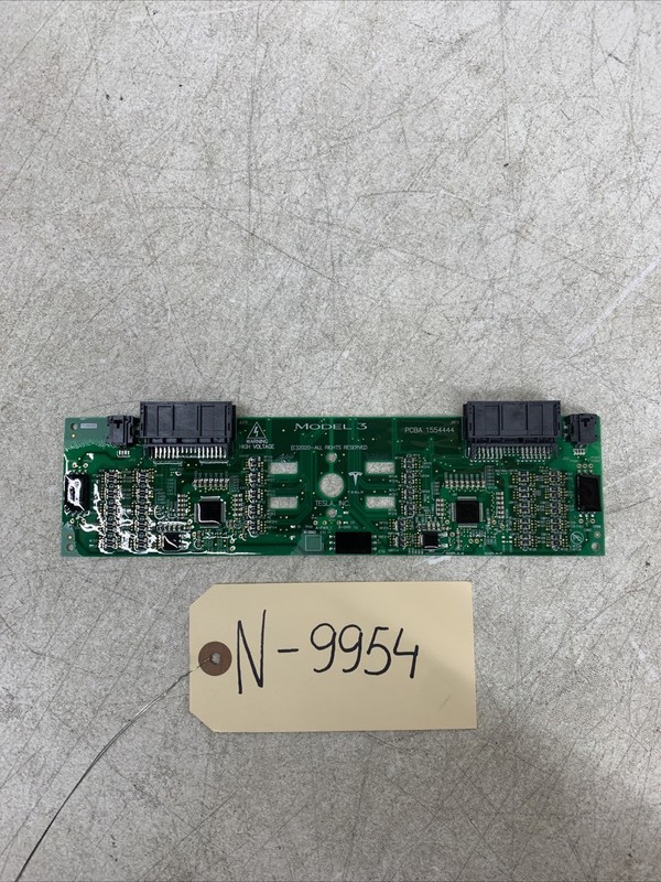 22-24 Tesla Model 3 RWD HV LFP Battery BMS Module PCBA 1554444-02-E 9954 B133