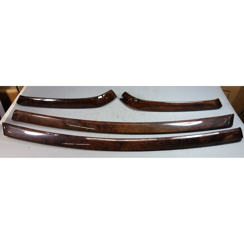 09-12 BMW E90 E91 3-Series 4door Armrest Interior Wood Trim Set Walnut Root OEM