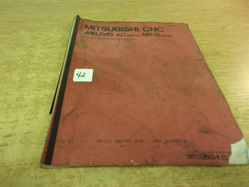 Mitsubishi CNC Meldas AC SErvo MR-S Series Maintenance Manual BNP A28338-E "42"