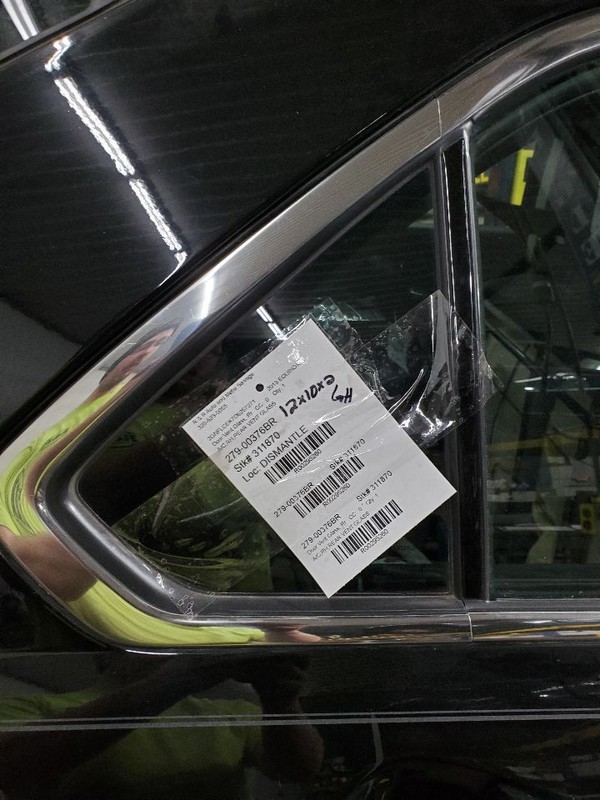 Passenger Rear Door Vent Glass Without Privacy Tint Fits 10-17 EQUINOX 295260