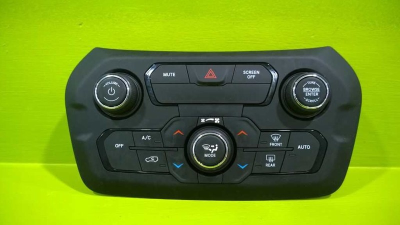 18 19 20 JEEP RENEGADE AUTO DUAL ZONE TEMPERATURE CONTROL SWITCH OEM 3134-3