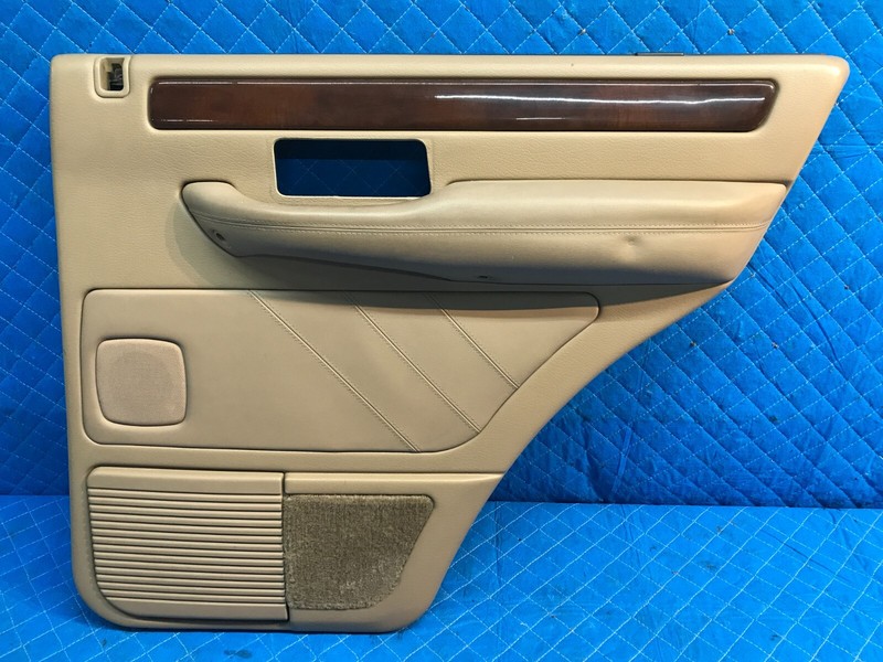 99-02 Land Rover Range Rover Rear Right Passenger Door Panel OEM Brown Trim J
