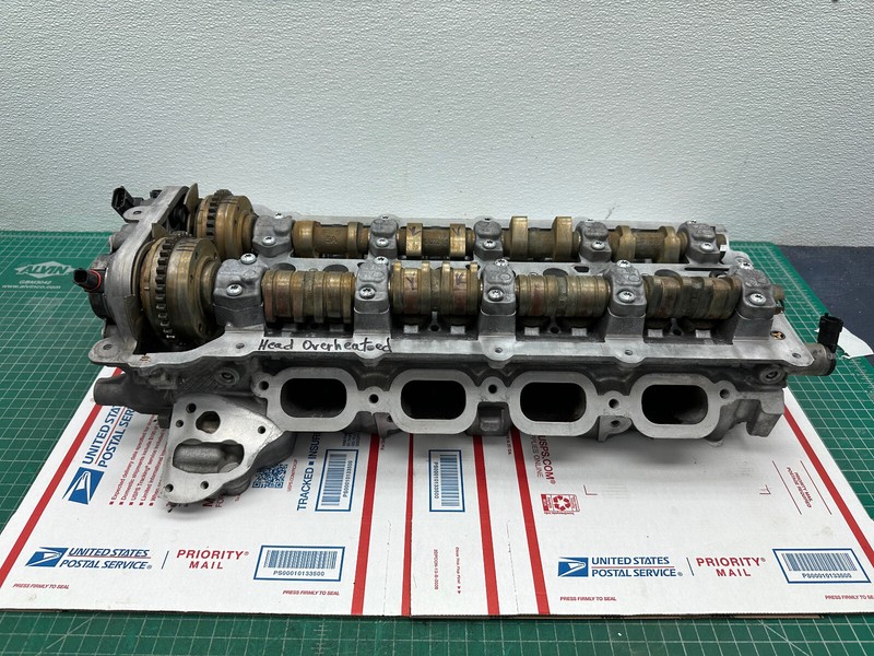 10-15 JAGUAR XF XK 5.0L engine MOTOR RIGHT SIDE CYLINDER HEAD & CAMSHAFT OEM