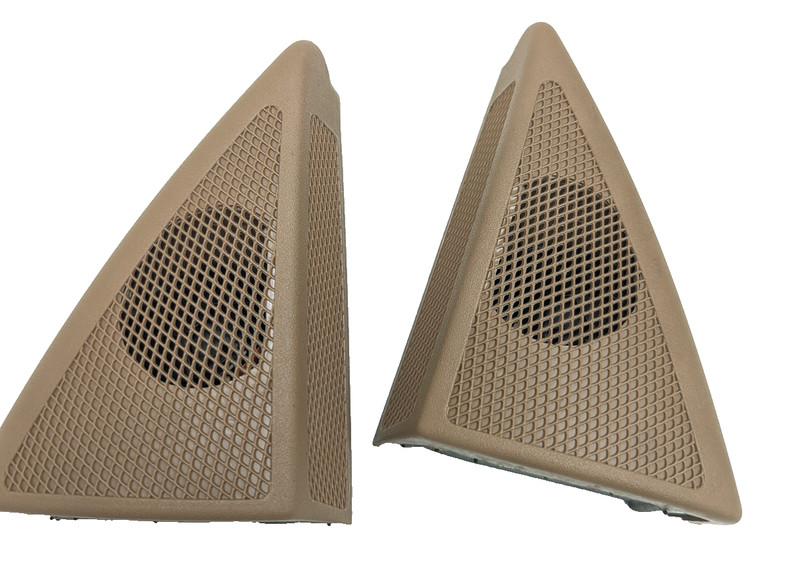 07-09 Mercedes W211 E350 E320 Tweeter Speaker & Cover Pair OEM