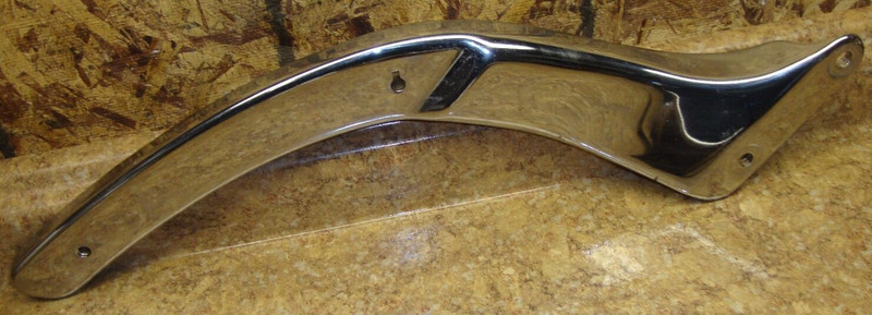 04 Yamaha XVS650 XVS 650 A V Star Right Rear Chrome Fender Cover Rail Guard Bar