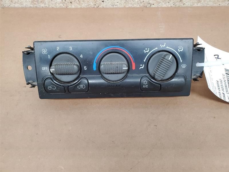 Temperature Control With AC Manual Control Fits 99-02 SIERRA 1500 PICKUP 282637