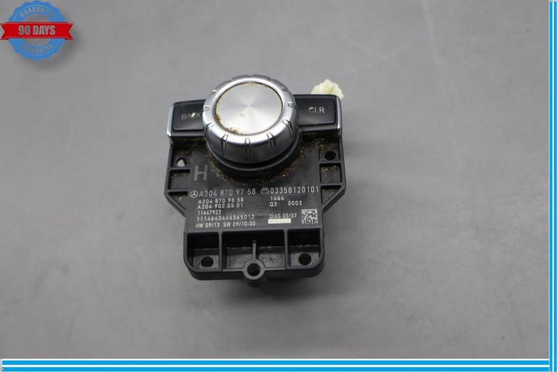 12-15 Mercedes W204 E400 C250 Console Head Unit Controller Knob Multi Switch Oem