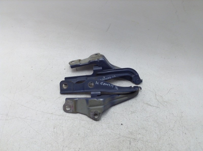 09-14 HYUNDAI GENESIS FRONT LEFT / RIGHT HOOD HINGE SET BLUE OEM