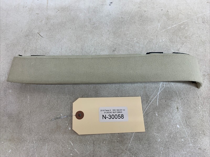 ⚡️16-20 Tesla Model X Rear Right Upper Door Trim Panel Cover 30058 B44