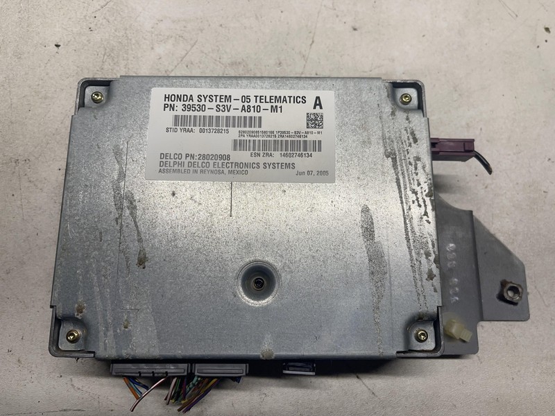 05 06 ACURA MDX TELEMATICS COMMUNICATION COMPUTER #39530-S3V-A810-M1(BOX-6940) !