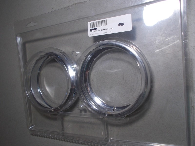Harley Davidson Passing Lamp Visor Bezels, Set of 2 *FREE SHIPPING*
