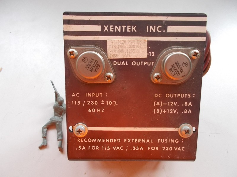 Kentek F002700010B Power Supply w/ (2) motorola 3055XX *FREE SHIPPING*