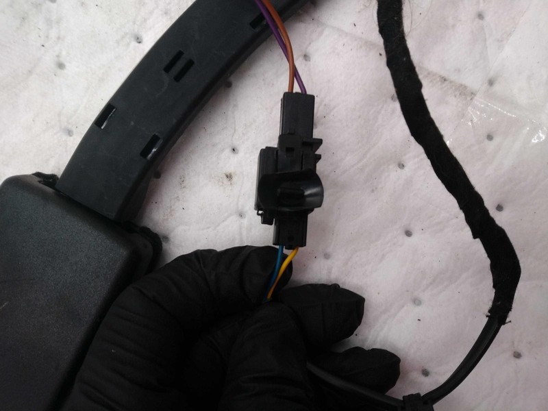 2015 Volkswagen Golf GTI Black Seat Belt OEM 5G4857755CYLZ 96K Miles