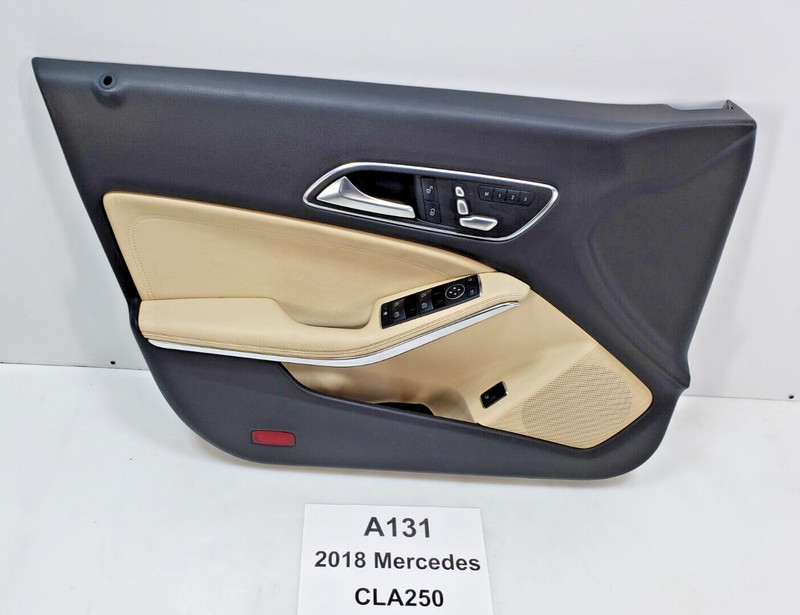 ✅ 14-19 OEM Mercedes C117 CLA250 Front Left Driver Side Door Panel Trim Assembly