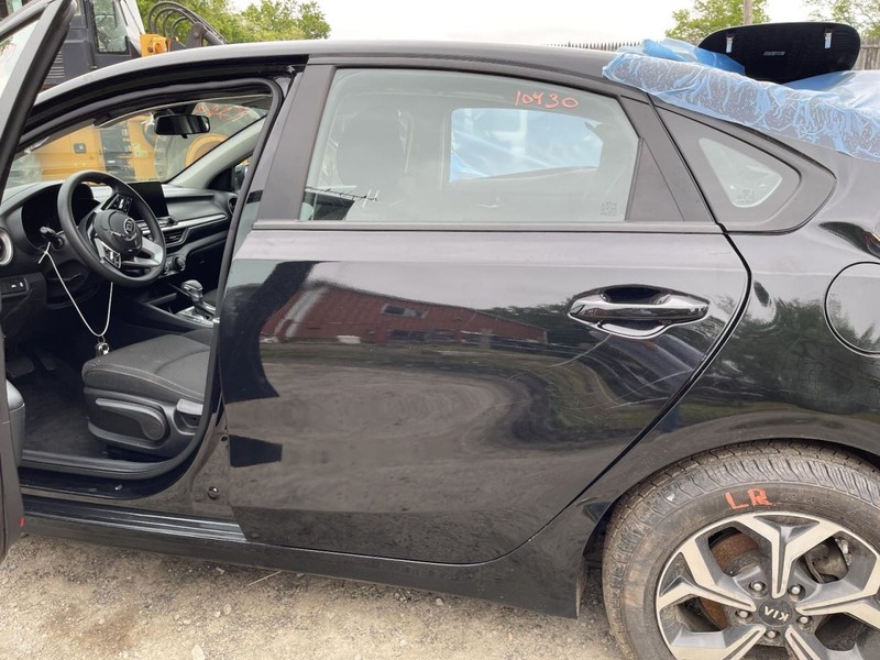 2019-2024 KIA Forte Left Driver Side Rear Door Repainted Black