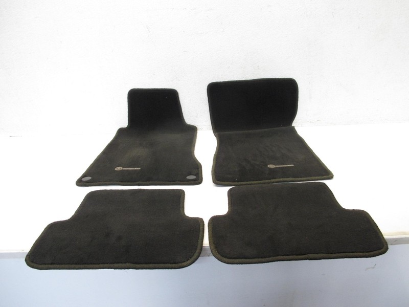 03-09 Mercedes-Benz W209 Front & Rear Carpet Floor Mats Set of 4 OEM Black