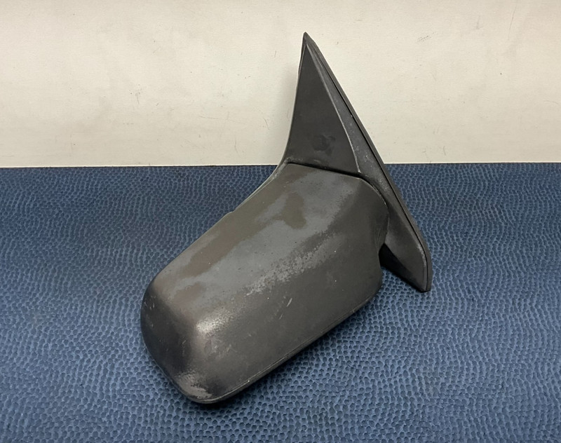 83-91 BMW E30 325e Left Driver View Electric Outside Mirror Assembly Black OEM