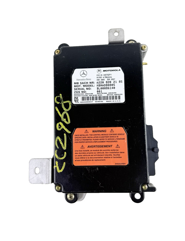 2000-2006 Mercedes W220 S500 SL55 AMG Voice Command Control Module 2038204085