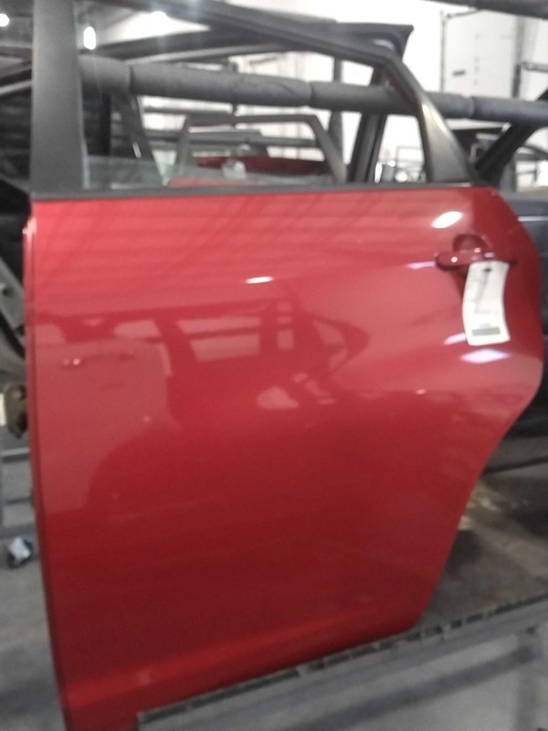 2009 Pontiac Vibe Left Rear Door Red 164923 117K Miles Used Auto Part