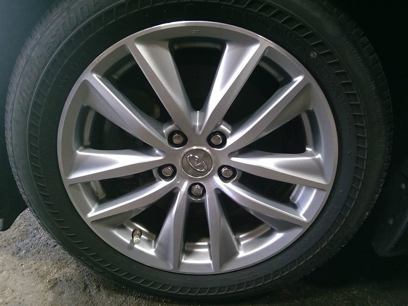 Rim Wheel 17x7-1/2 Alloy 5 V Spoke Painted Finish Fits 14-17 INFINITI Q50 177761